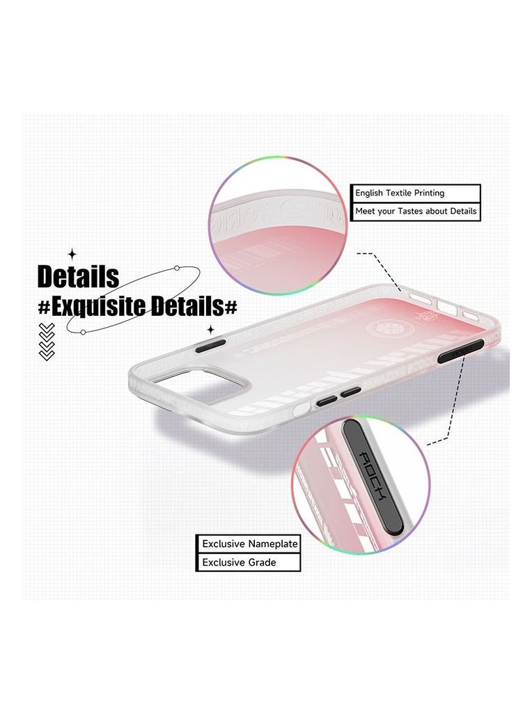 Rock Space Impression Inshare Protective Case for iPhone 13 Pro Max  Black/White