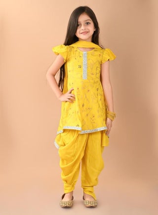 Embellished Anarkali Kurta Pajami Set