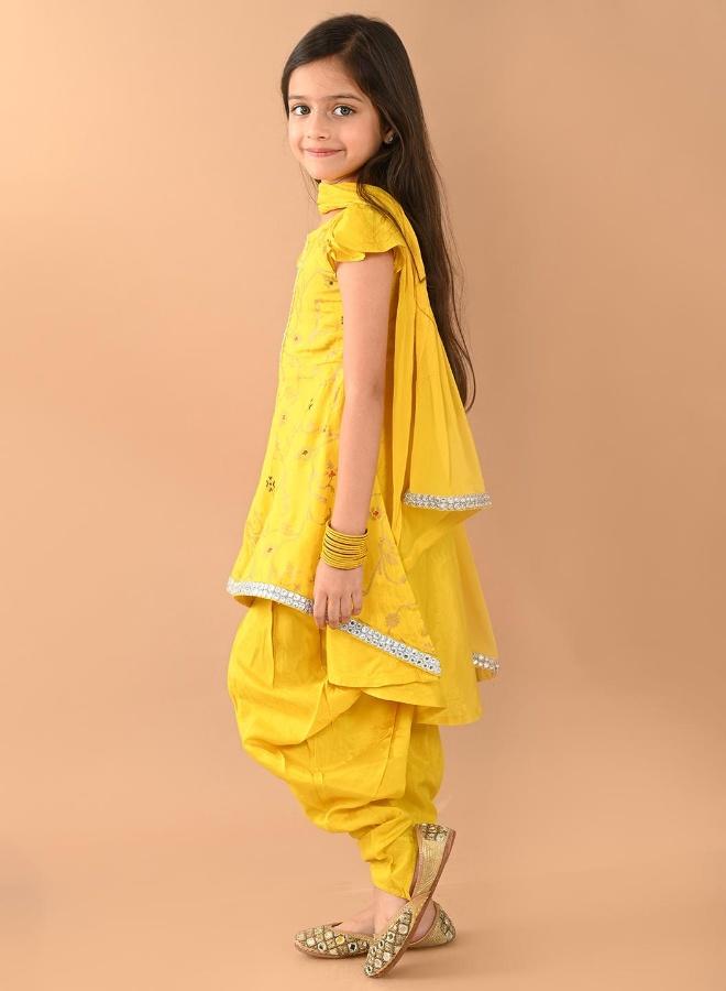 LILPICKS Embellished Anarkali Kurta Pajami Set - Image 3