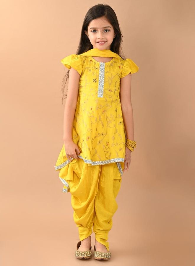 LILPICKS Embellished Anarkali Kurta Pajami Set - Image 4
