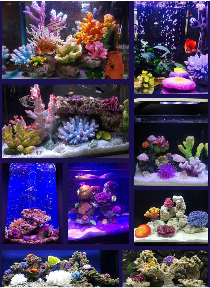 Arabest - Polyresin Coral Ornaments, Aquarium Coral Decor for Fish Tank Aquarium Decoration - Image 1