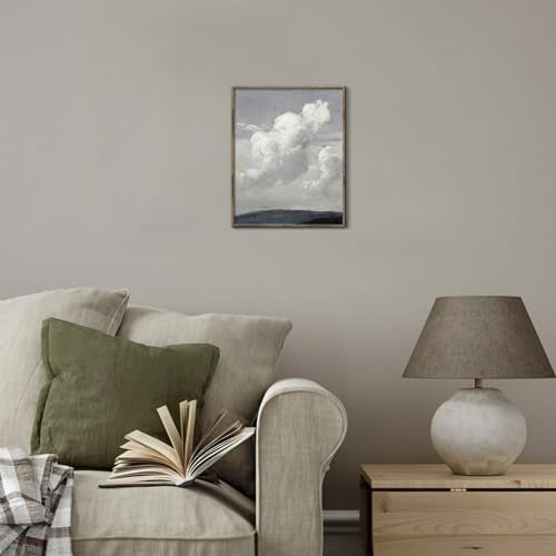 XOCUUI Unframed Canvas Wall Art Classical Oil Painting Canvas Prints Decor Clouds Sky with Vintage Landscape Wall Art Pictures Home Decor 8x10in - Image 4