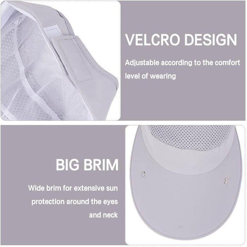 VIOKKO Face_Shield Protector Sun Visor Hat UV Protection Summer Sun Cap Great for Oudtoor Hiking Camping Golf Tennis Cycling - Image 3
