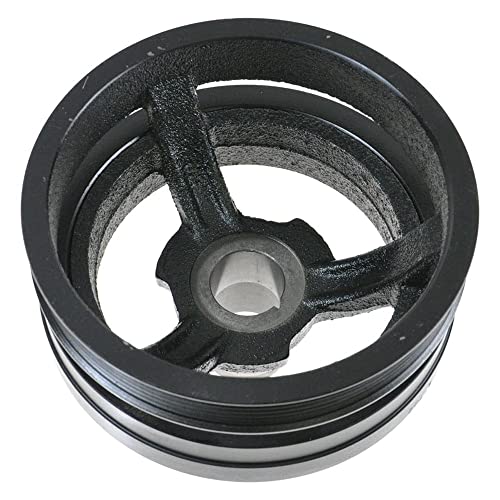 TRQ Harmonic Balancer Damper Crankshaft Pulley 53020689AB Compatible with Dodge Truck Jeep - Image 2