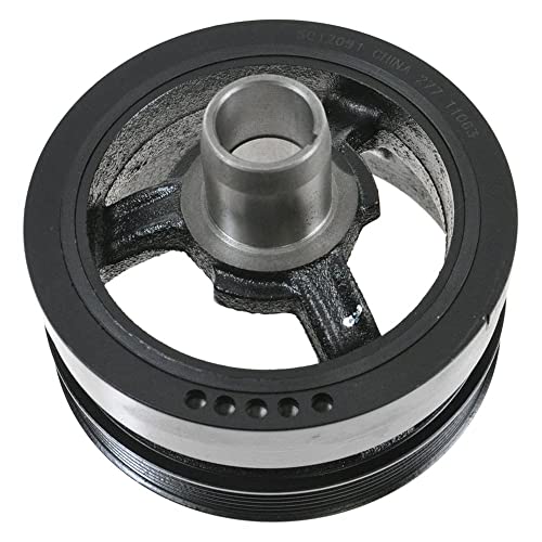 TRQ Harmonic Balancer Damper Crankshaft Pulley 53020689AB Compatible with Dodge Truck Jeep - Image 1