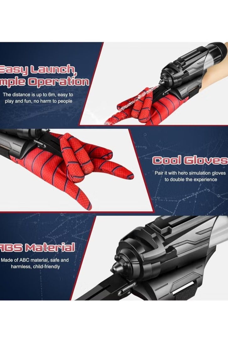 Spider Water Gun Toy for Kids, Spider Superhero Wrist Squirt Gun, Outdoor Water Squirt Gun Toys for Kids, Spider Hero Water Sprayer Toy with Glove, Summer Party Swimming Pool Beach Outdoor Water Fighting Toys for Kids - Image 2