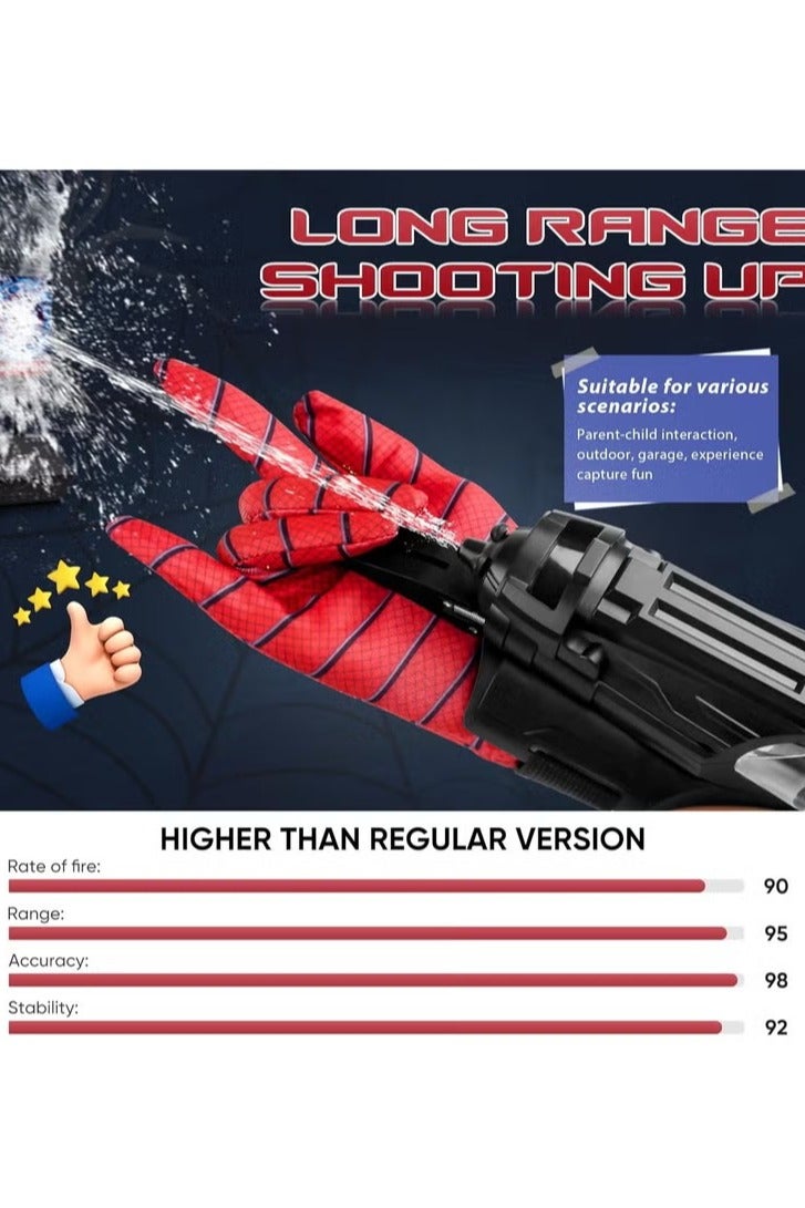 Spider Water Gun Toy for Kids, Spider Superhero Wrist Squirt Gun, Outdoor Water Squirt Gun Toys for Kids, Spider Hero Water Sprayer Toy with Glove, Summer Party Swimming Pool Beach Outdoor Water Fighting Toys for Kids - Image 5