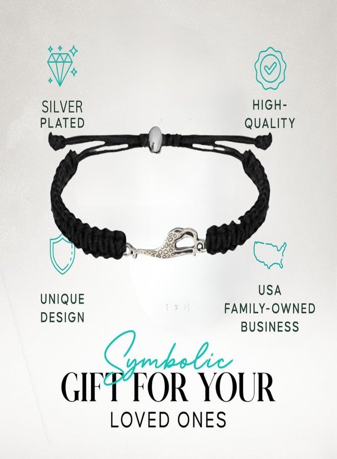 Sportybella Giraffe Charm Bracelet - Handmade Adjustable Braided Rope Bracelet, Boho Safari Jewelry Gift for Animal Lovers, Wildlife Enthusiasts, and Nature Admirers - Image 5