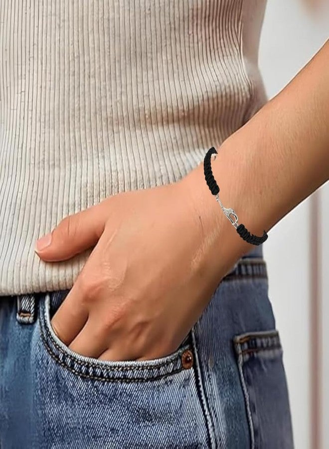 Sportybella Giraffe Charm Bracelet - Handmade Adjustable Braided Rope Bracelet, Boho Safari Jewelry Gift for Animal Lovers, Wildlife Enthusiasts, and Nature Admirers - Image 4