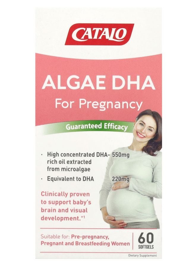 Algae DHA for Pregnancy 60 Softgels