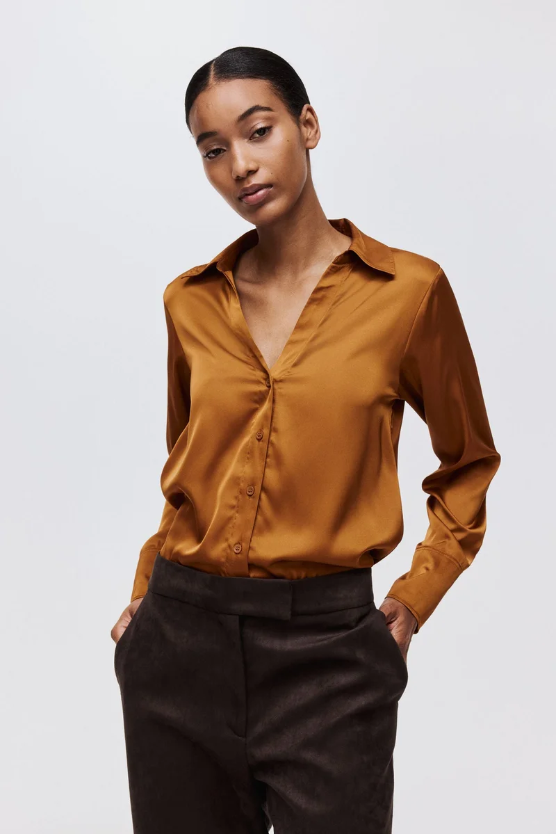 H&M V-neck blouse