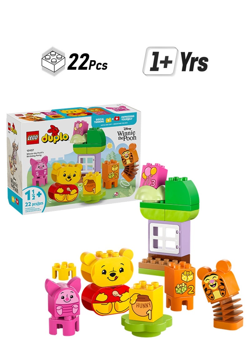 LEGO Duplo Disney Tm Winnie The Pooh'S Birthday Party 10457 (22) Pieces  - Image 1