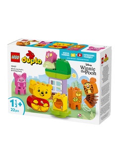LEGO DUPLO  Disney Winnie the Pooh’s Birthday Party Building Toy - Educational Playset with 3 Figures incl. Tigger and Piglet - Birthday Gift Idea for 1.5 Plus Year Old Toddlers, Boys & Girls 10457 (22 pieces)  - Image 3
