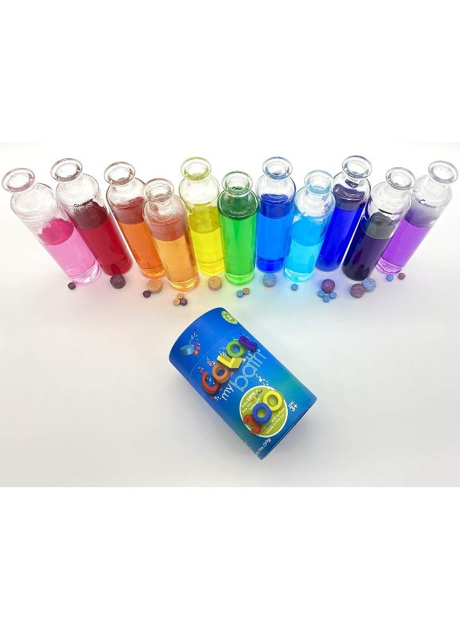 Color My Bath Color My Bath - 300 Count - New Eco-Friendly Container - The Original Fizzy Color Changing Tablets - Fun Educational Bathtime Activity for Kids, Safe, Non Toxic, Non Staining, Soap and Fragrance-Free  - Image 2