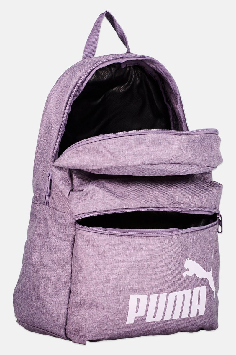 PUMA Men Band Logo Backpack 30 L x 43 H x 13 W cm, Plum/Black - Image 3