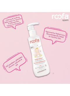 Roofa Spain Natural Baby Lotion with Calendula & Panthenol 300ml  - Image 2