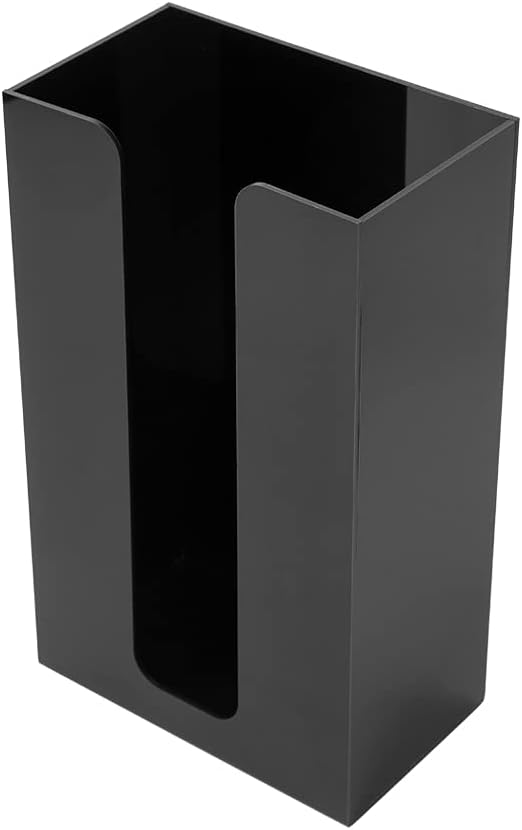 Restaurantware Restaurantware Restpresso 6 x 35 x 10 Inch Coffee Cup Sleeve Dispenser 1 Vertical Coffee Sleeve Holder  Holds Up To 75 Sleeves Durable Black Acrylic Coffee Sleeve Organizer - Image 2