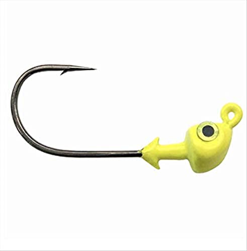 Strike King Flat's Jig Head 1/4oz Chartreuse - Image 5