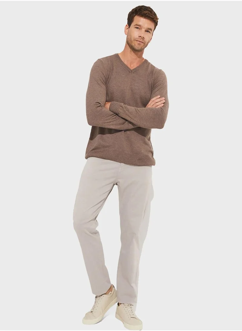 JUNE Essential Regular Ffit Pants