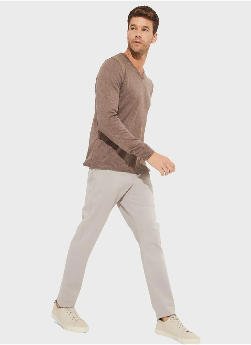 JUNE Essential Regular Ffit Pants