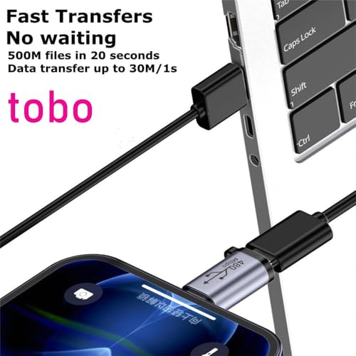 Tobo USB-C to Micro USB Adapter, USB Type C Female to Micro USB Male Converter USB C to Micro B 2.0 Charge & Data Sync Compatible with Samsung Galaxy S7 S6 J7 Note 5 Kindle Ps4 and More-TD-1300CC - Image 4