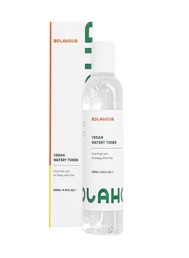 NOLAHOUR Vegan Watery Toner | Triple Hyaluronic Acid Hydration | Centella Asiatica Infused | Soothing, Hypoallergenic, Lightweight | UK Vegan Certified