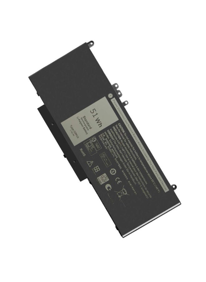 لاب-تك بطارية بديلة لجهاز Dell Latitude E5550 — متوافقة مع G5M10، 8V5GX — 7.4 فولت 51 واط/ساعة ليثيوم أيون، لون أسود - Image 2