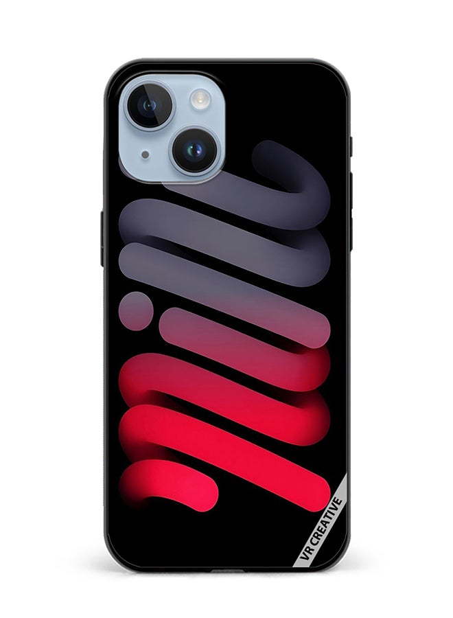 VR CREATIVE غطاء واقي لجهاز آبل آيفون 15 ميني بتصميم متعدد الألوان - Image 1