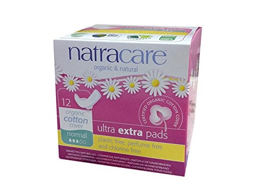 NATRACARE Cool Comfort Pads and Shields Ultra Extra Pads Normal with Wings, 12 Count by Natracare (Pack of 3) - Image 1