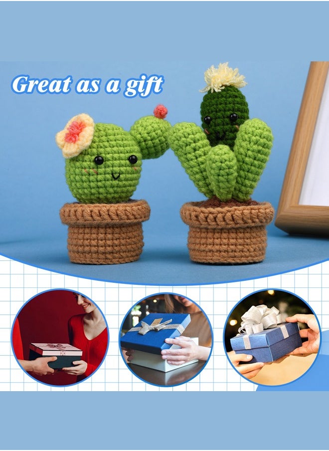 Generic - Crochet Kit for Beginners, Starter with Step-by-Step Video Tutorials,  DIY Craft Supplies,  6pcs Crochet Starter for Adults with Crochet Hooks Yarn Polyester Fiber Stitch Markers Plastic Eyes for Beginners Kit - Image 1