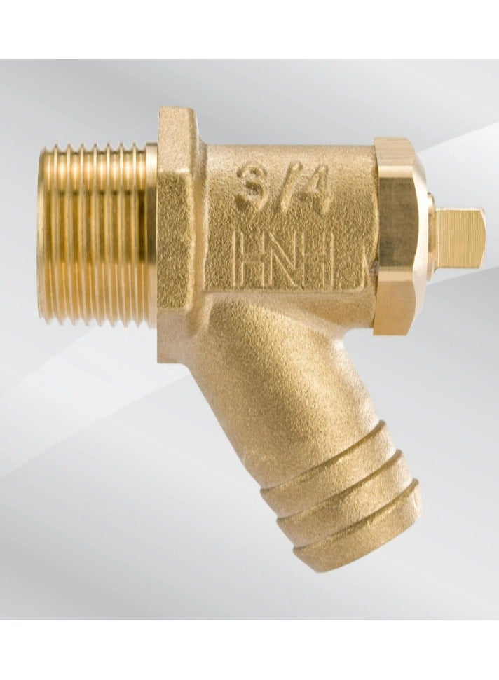 Brass Draincock 1/2'' - Image 1