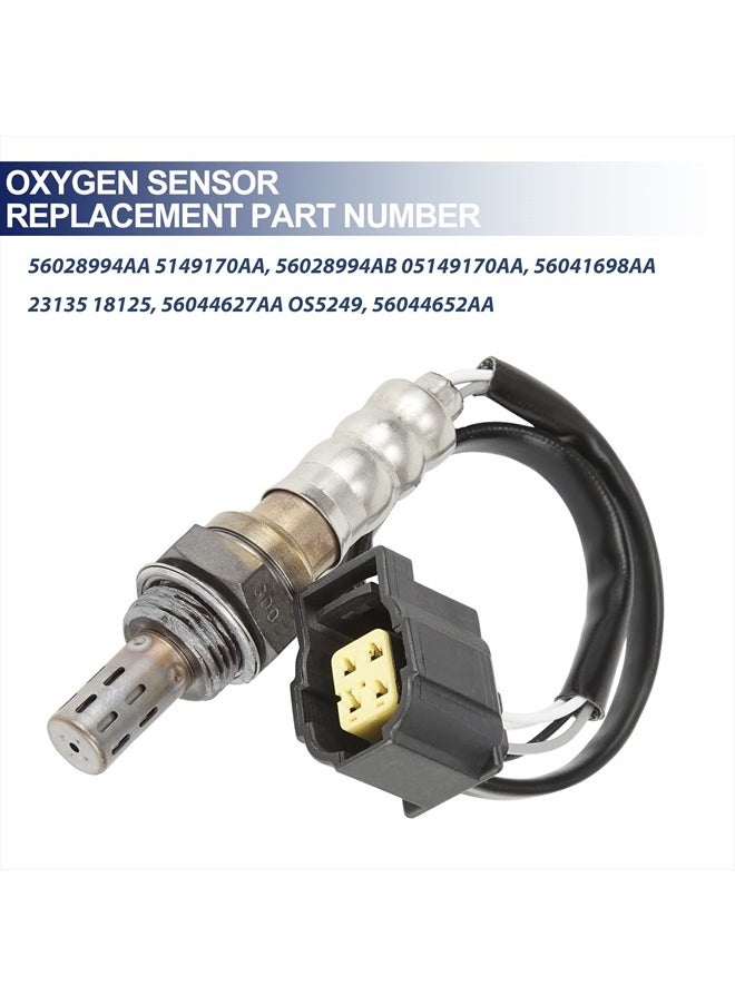 JOYOMSTW O2 Oxygen Sensor Downstream Upstream 56028994AA Replacement for Chry 300 Dodge Jeep Volkswagen RAM OE 56029049AA, 56041698AA, 56044627AA, 56044652AA Set of 4  - Image 4