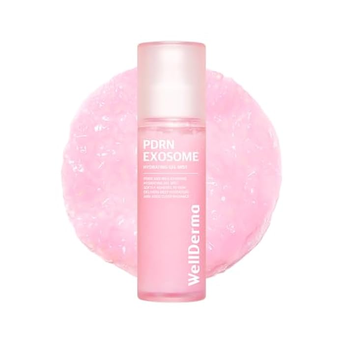 WELLDERMA PDRN Exosome Gel Mist, 100ml / 3.38 fl.oz – Hydrating & Soothing Hydrogel Face Mist with Collagen, Peptides, Hyaluronic Acid, and Botanical Extracts for Daily Skincare - Image 1