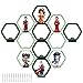 LRANFOW 12 Wall Display Shelves for Funko Pop Mart Figures Anime Figure Display Ledges with Glow in The Dark Strips Collector Shelves for Action Figures Game Room Mini Collectibles Figure Shelves - Image 3