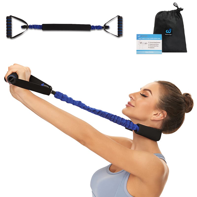 Neck Stretcher Exerciser Cervical Traction Device for Neck Pain Relief and Cervical Spine Alignment Portable Neck Traction Exerciser for HomeOffice Neck and Shoulder Relaxer 2025 Pounds