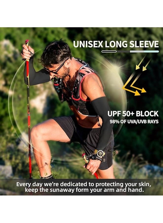 Protection Compression Arm Sleeves for Men & Women-Tattoo Cover Up Cooling Elbow Sleeve - Image 3