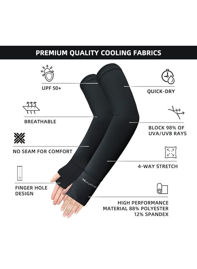 Protection Compression Arm Sleeves for Men & Women-Tattoo Cover Up Cooling Elbow Sleeve - Image 2