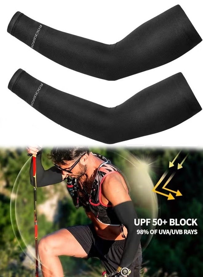 Protection Compression Arm Sleeves for Men & Women-Tattoo Cover Up Cooling Elbow Sleeve - Image 1