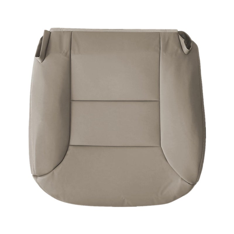 NLQR 522 Med Tan Front Passenger Side Bottom Replacement Microfiber Leather Seat Covers Compatible with Chevy Silverado 1500 2500 3500 Tahoe Suburban 1500 2500 Sierra Yukon 1995 1996 1997 1998 1999