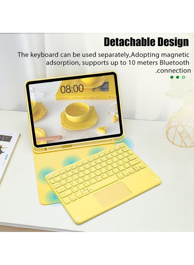 general Arabic and English Keyboard Case for IPad Pro 11 Inch 2024 (Model:A2837;A3006),with Pen Holder,Magnetic Removable Keyboard Case for IPad Pro 11 - Image 2