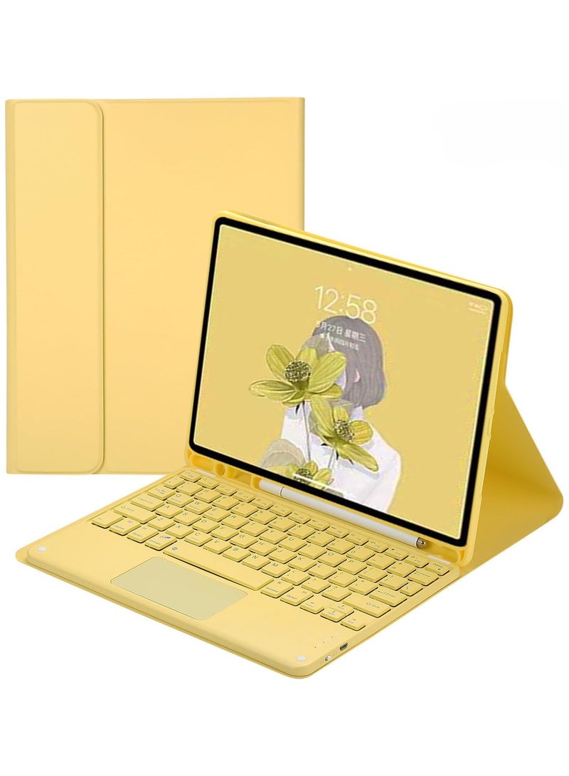 general Arabic and English Keyboard Case for IPad Pro 11 Inch 2024 (Model:A2837;A3006),with Pen Holder,Magnetic Removable Keyboard Case for IPad Pro 11 - Image 1