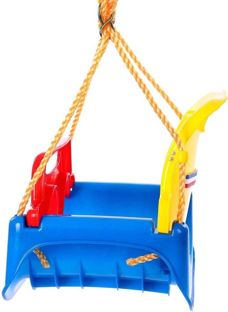 DubaiGallery Baby Swing 3-in-1 Safe Swing Baby to Teenager with Carabiners and Hanging Belt Baby Seat Adjustable and Growing with Swing Seat Garden Swing for Baby and Children - Image 3