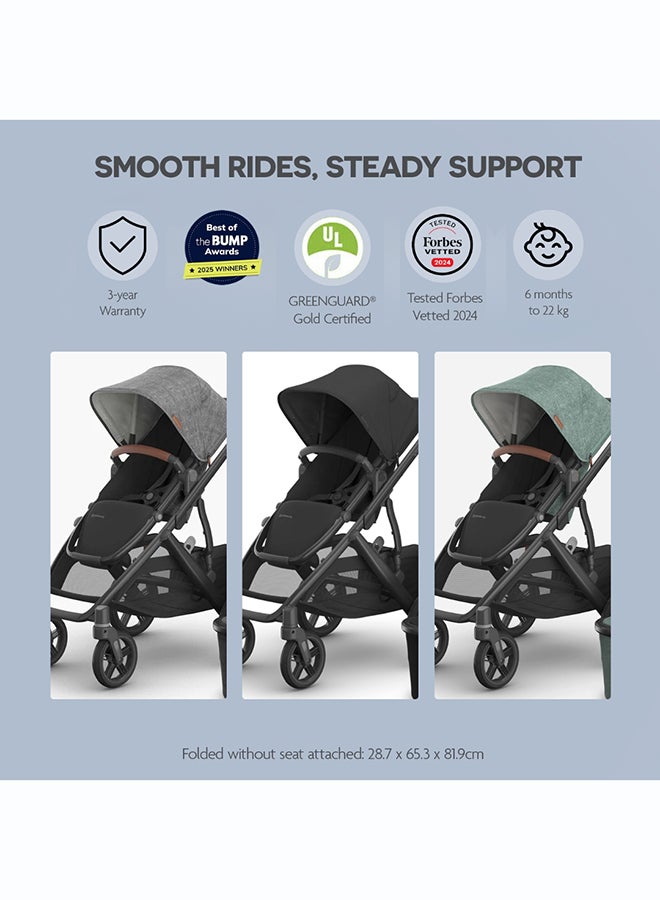 UPPAbaby Vista V3 Stroller Jake Charcoal - Image 5