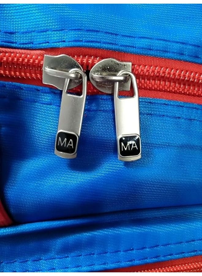Generic School backpack, 3 zippers, for boys, 18 inches, 3D graphics, lifelike, super hero  - Image 4