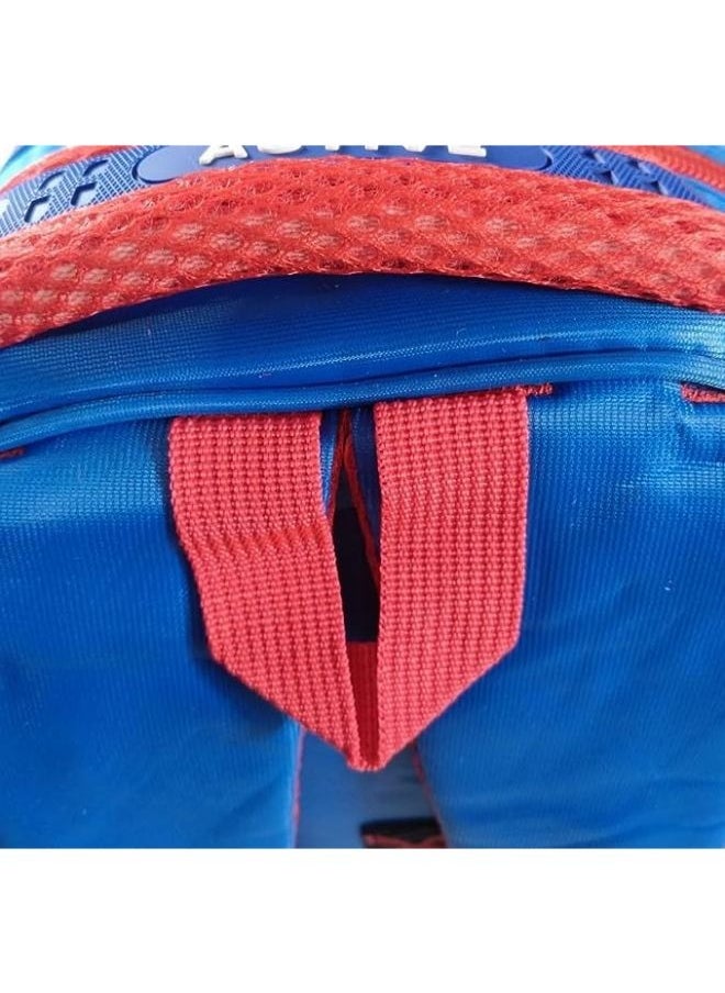 Generic School backpack, 3 zippers, for boys, 18 inches, 3D graphics, lifelike, super hero  - Image 3