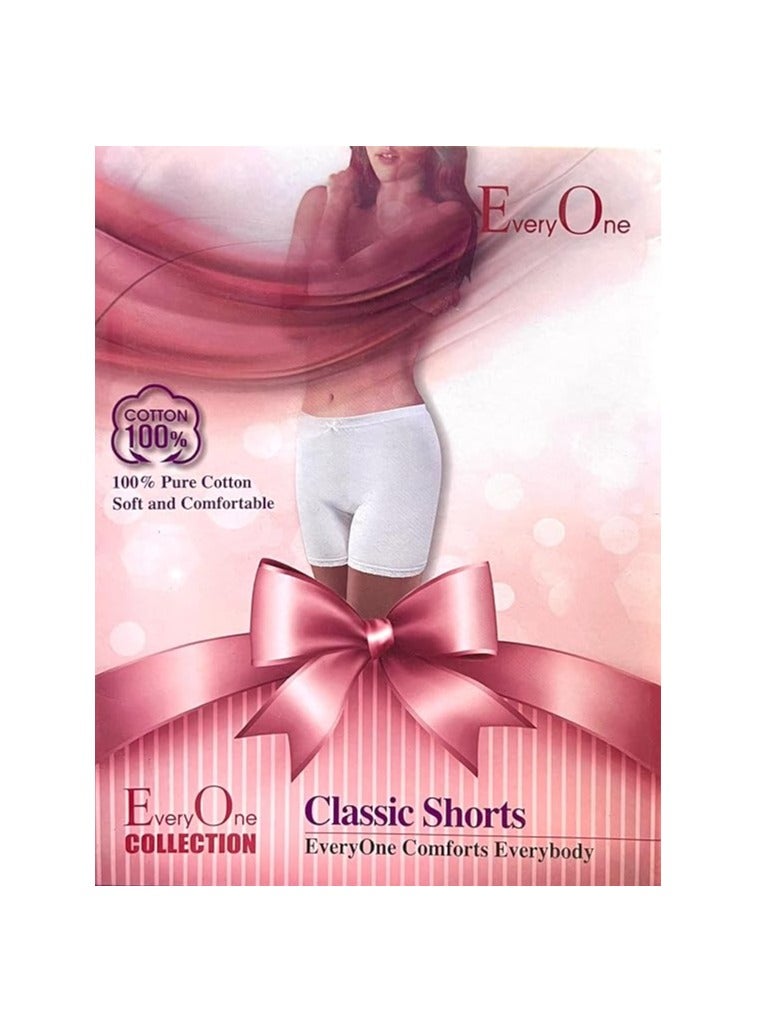 Everyone Girls White Brief cotton underwear boxer brief soft combed cotton shorts for kids girl(1-2 years)(PACK OF 1) - Image 4