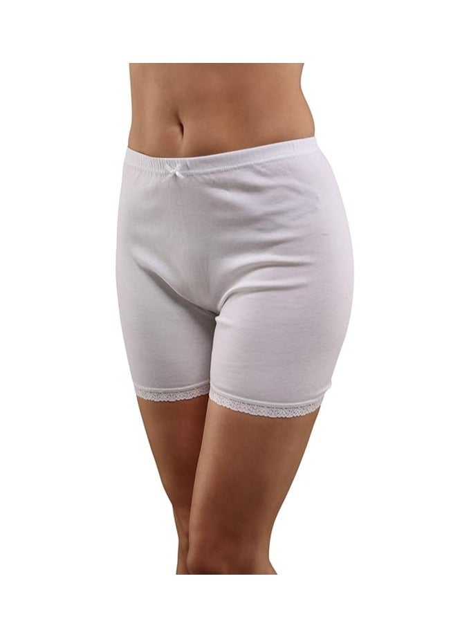 Everyone Girls White Brief cotton underwear boxer brief soft combed cotton shorts for kids girl(1-2 years)(PACK OF 1) - Image 1