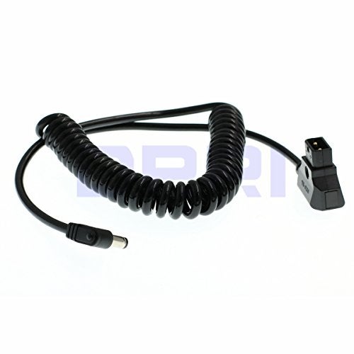 DRRI D-Tap to DC 5.5x2.5mm Coiled Cable for Blackmagic Cinema Camera/Blackmagic Video Assist/Shogun Monitor - Image 2