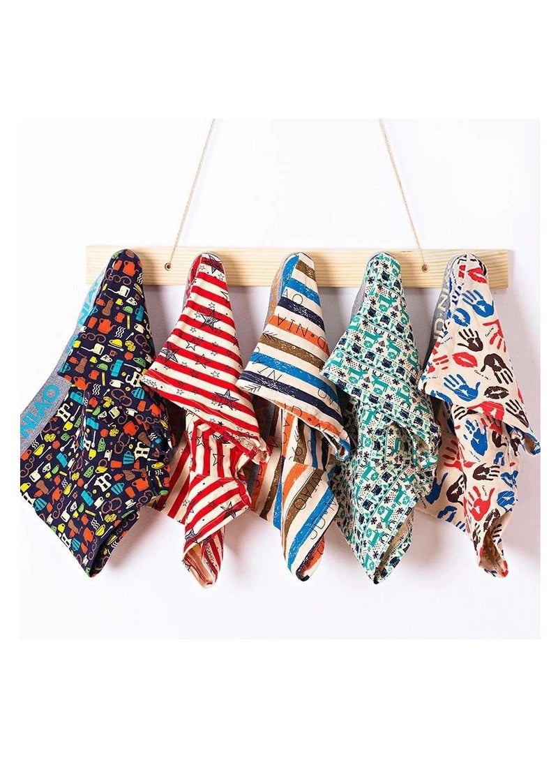 JD Pack Of 5 Mens Cotton Boxer Briefs  - Image 1