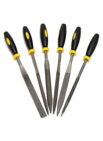 GHST 6pcs Mini Files Metal Filing Needle File Tool Set